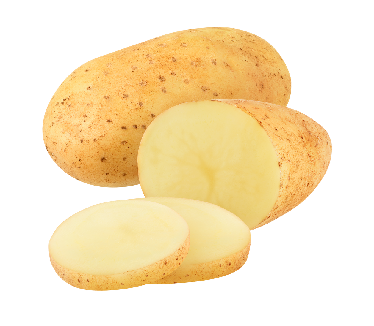 Isolated Potatoes